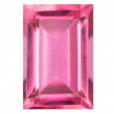 Baguette Genuine Pink Tourmaline